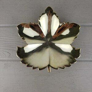 Gatco Solid Brass Leaf Plate NWT